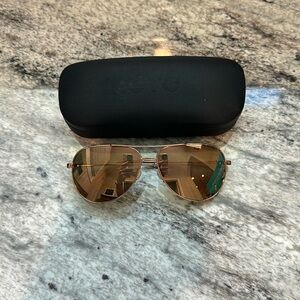 Revo Gold Aviator Sunglasses
